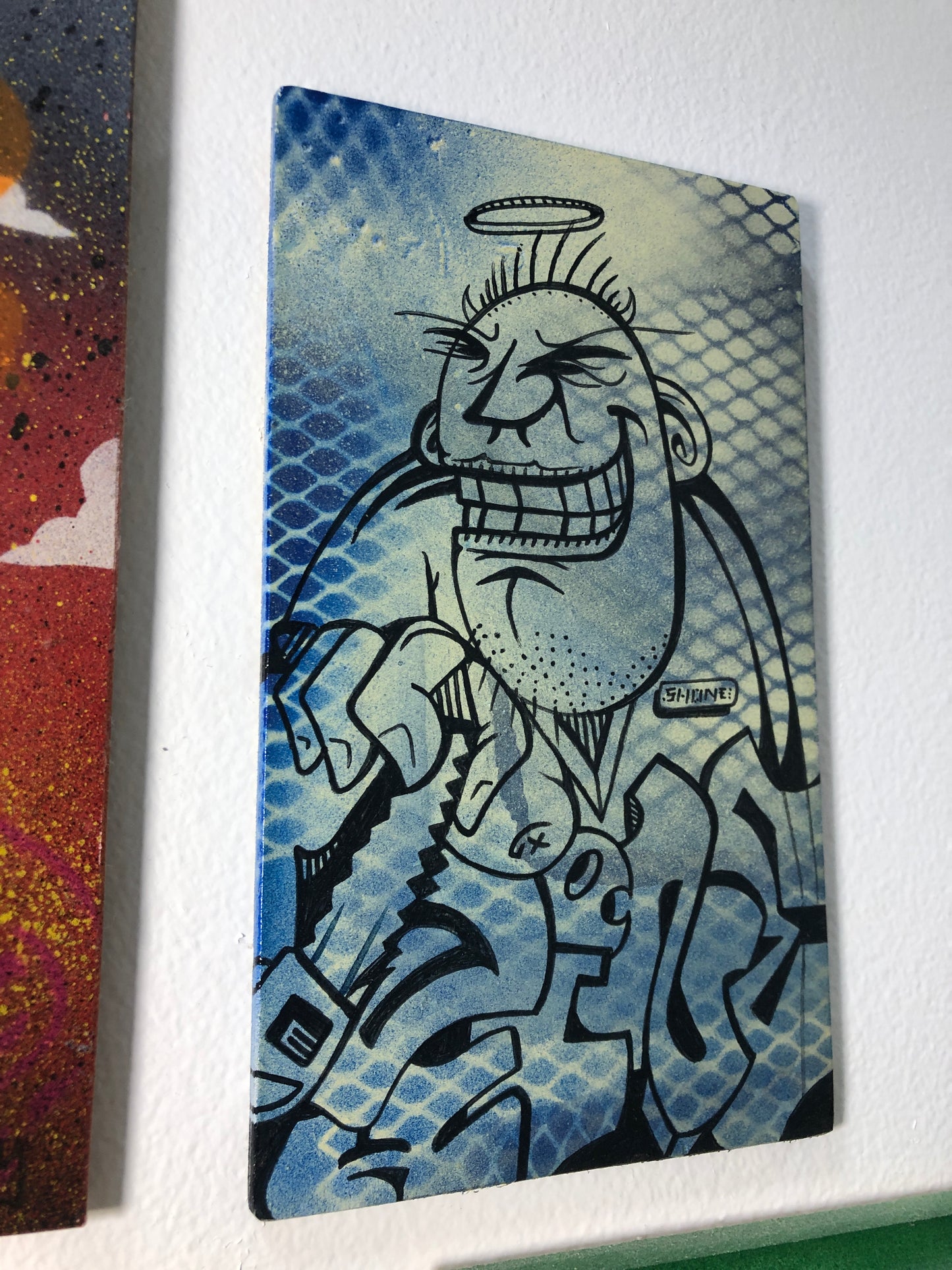 Wall Art Birch Street Art Shone Character Panel