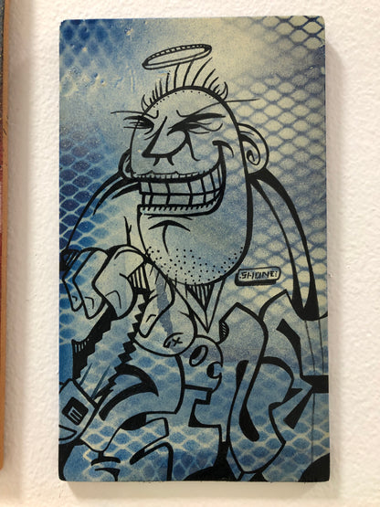 Wall Art Birch Street Art Shone Character Panel