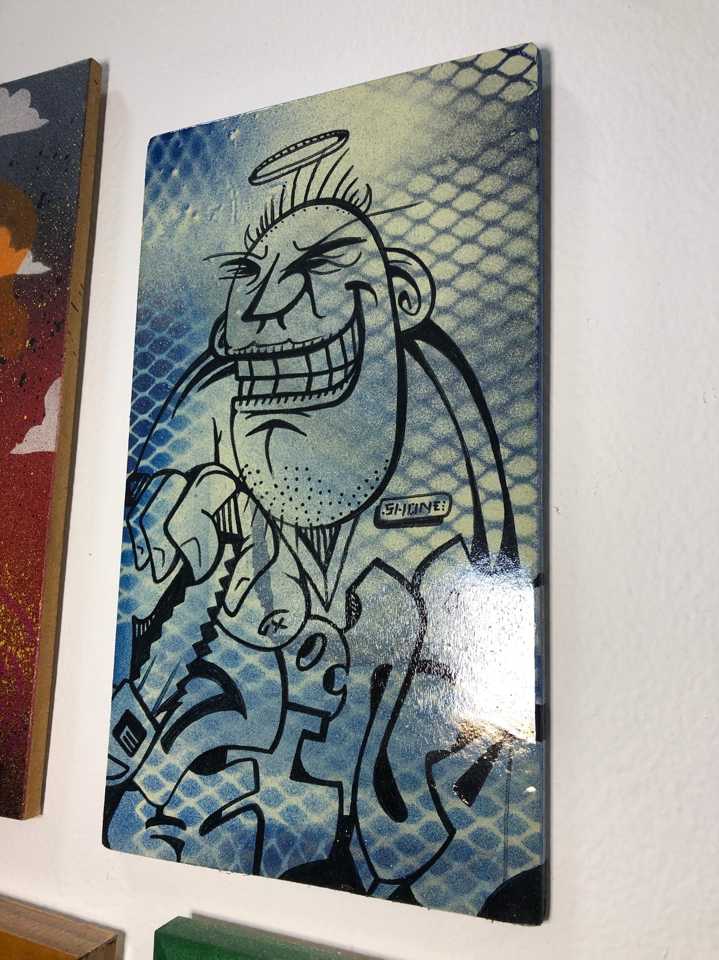 Wall Art Birch Street Art Shone Character Panel