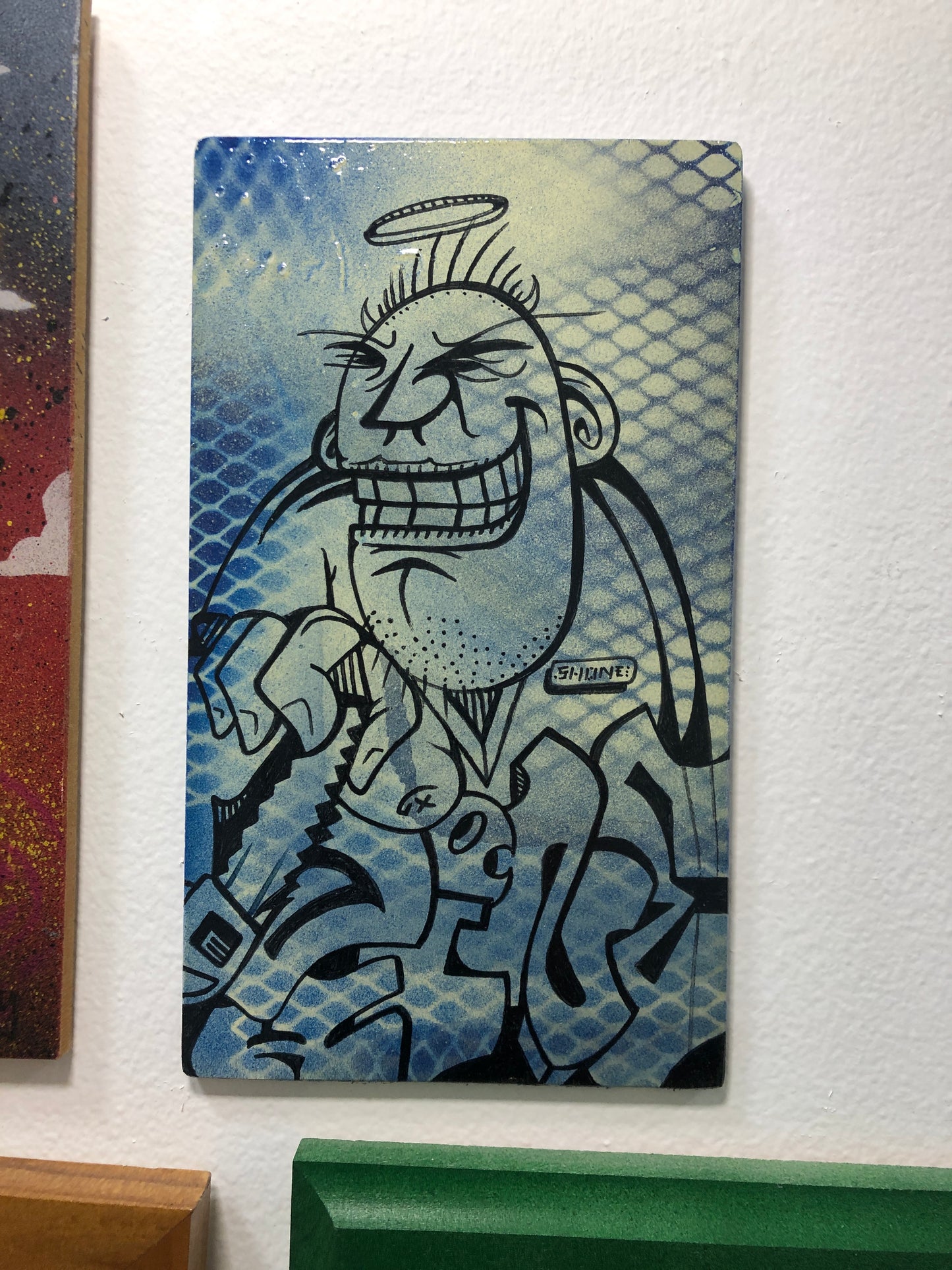 Wall Art Birch Street Art Shone Character Panel